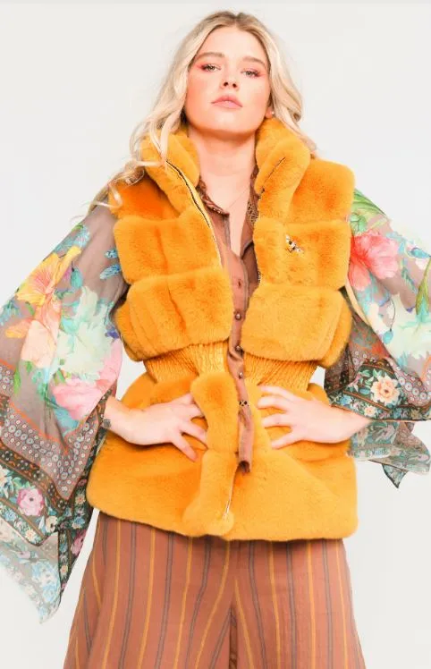 Mustard Winter Spice Vest