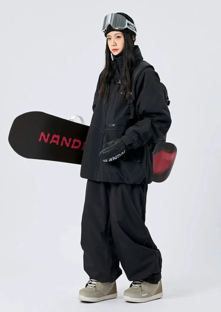 Nandn Insulated Baggy Ski Snowboard Pants