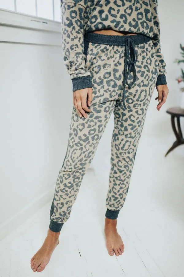 New Obsession Leopard Joggers