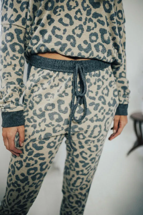 New Obsession Leopard Joggers