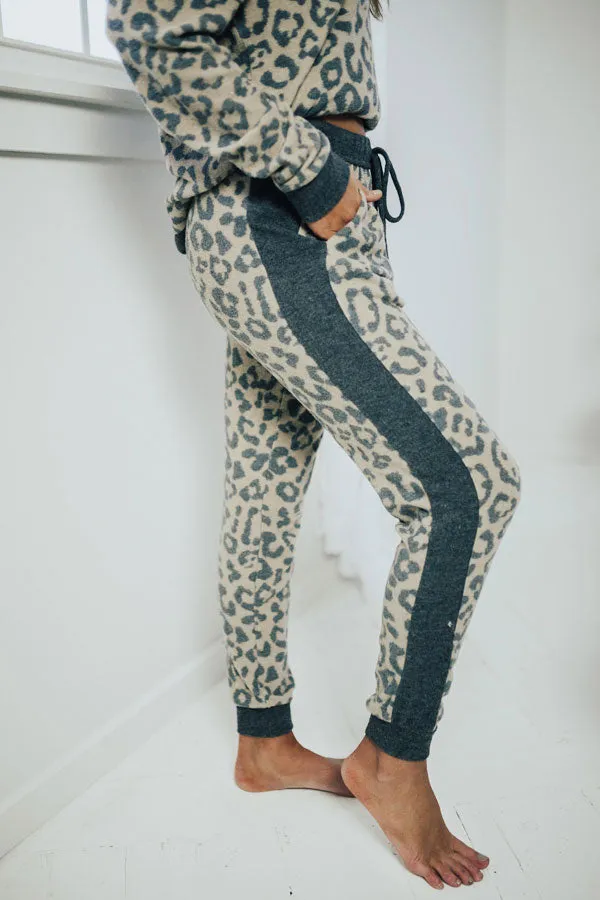 New Obsession Leopard Joggers