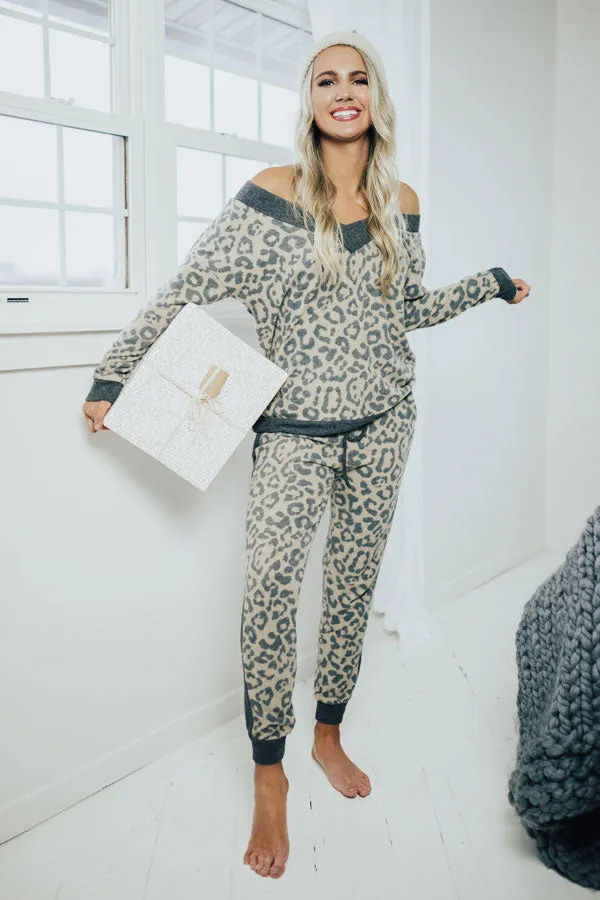 New Obsession Leopard Joggers