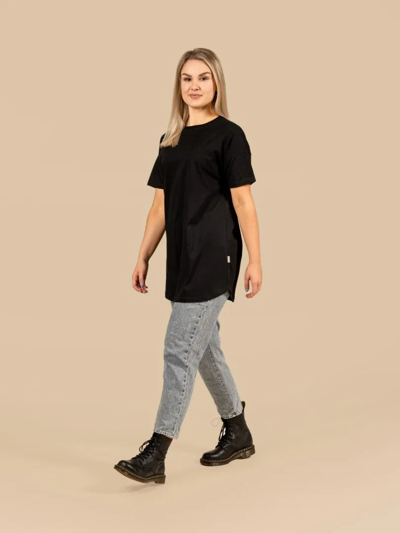 Noki T-Shirt Long Black
