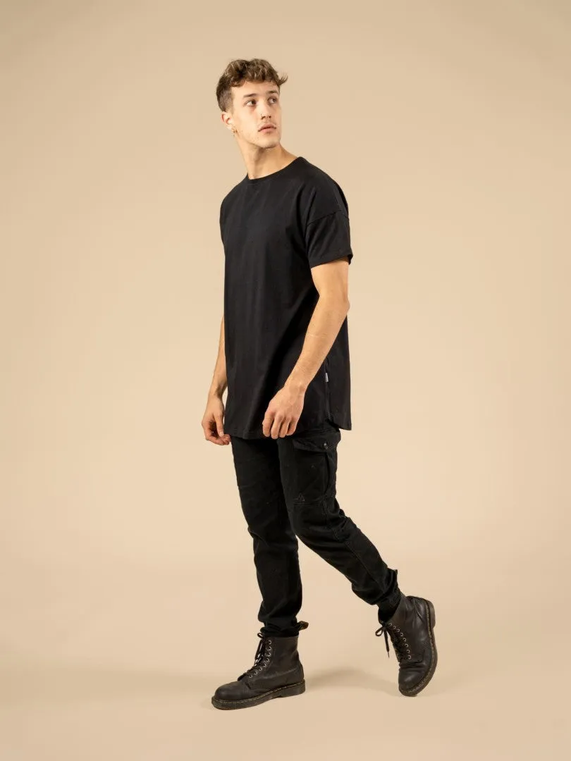 Noki T-Shirt Long Black