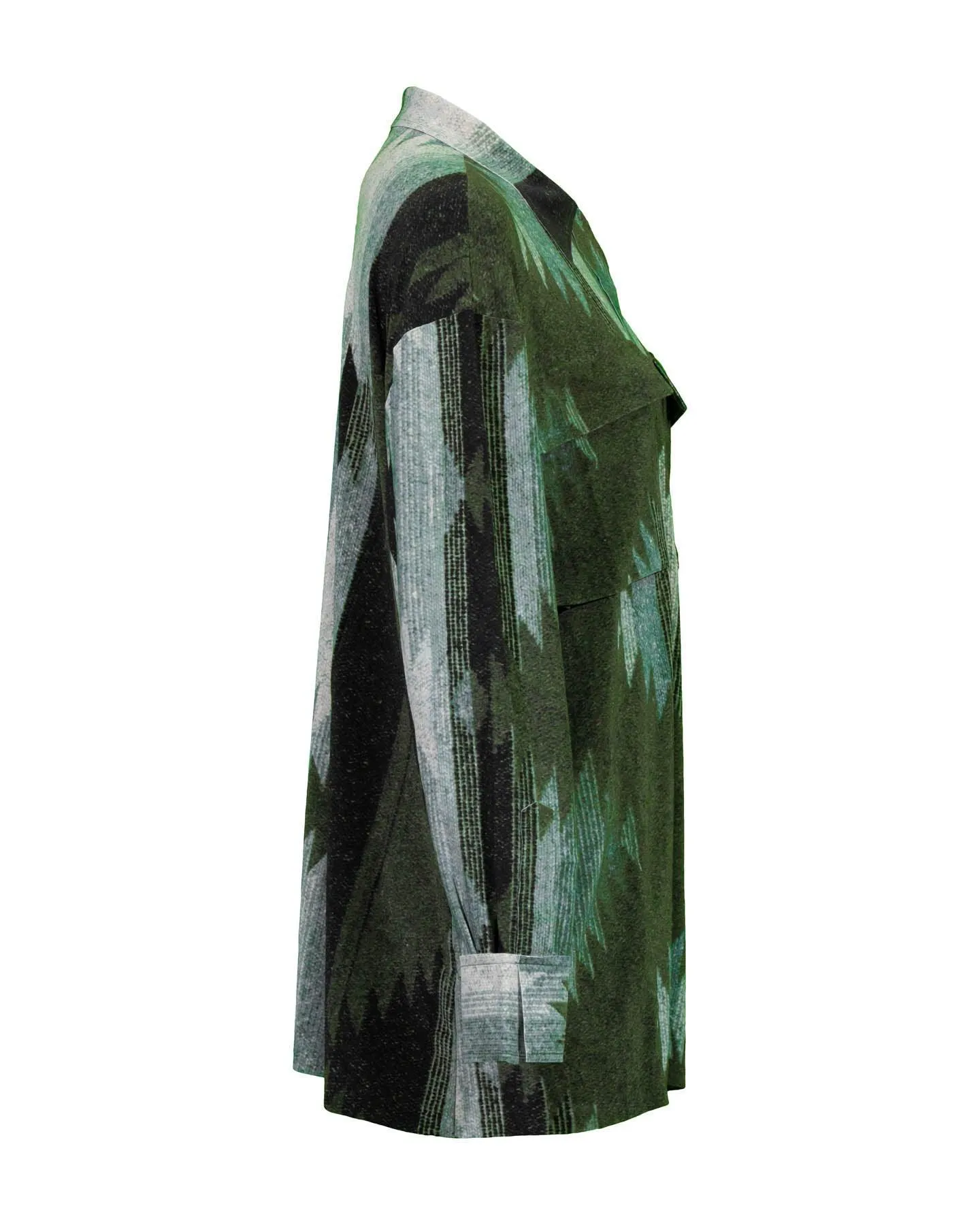 Norma Kamali Oversized Southwest Cargo Shirt