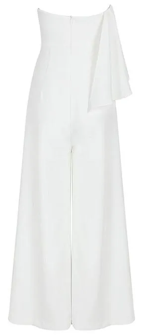Off-the-Shoulder Flounce Jumpsuit