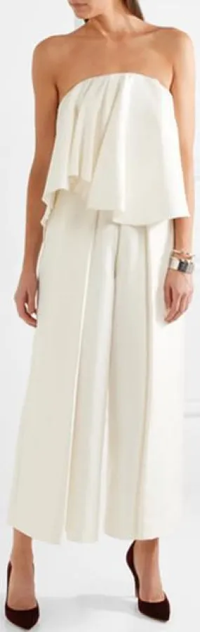 Off-the-Shoulder Flounce Jumpsuit