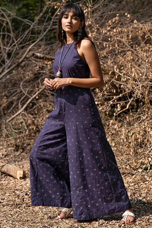 Okhai 'Magic Spell' Hand Embroidered Mirror Work Jumpsuit