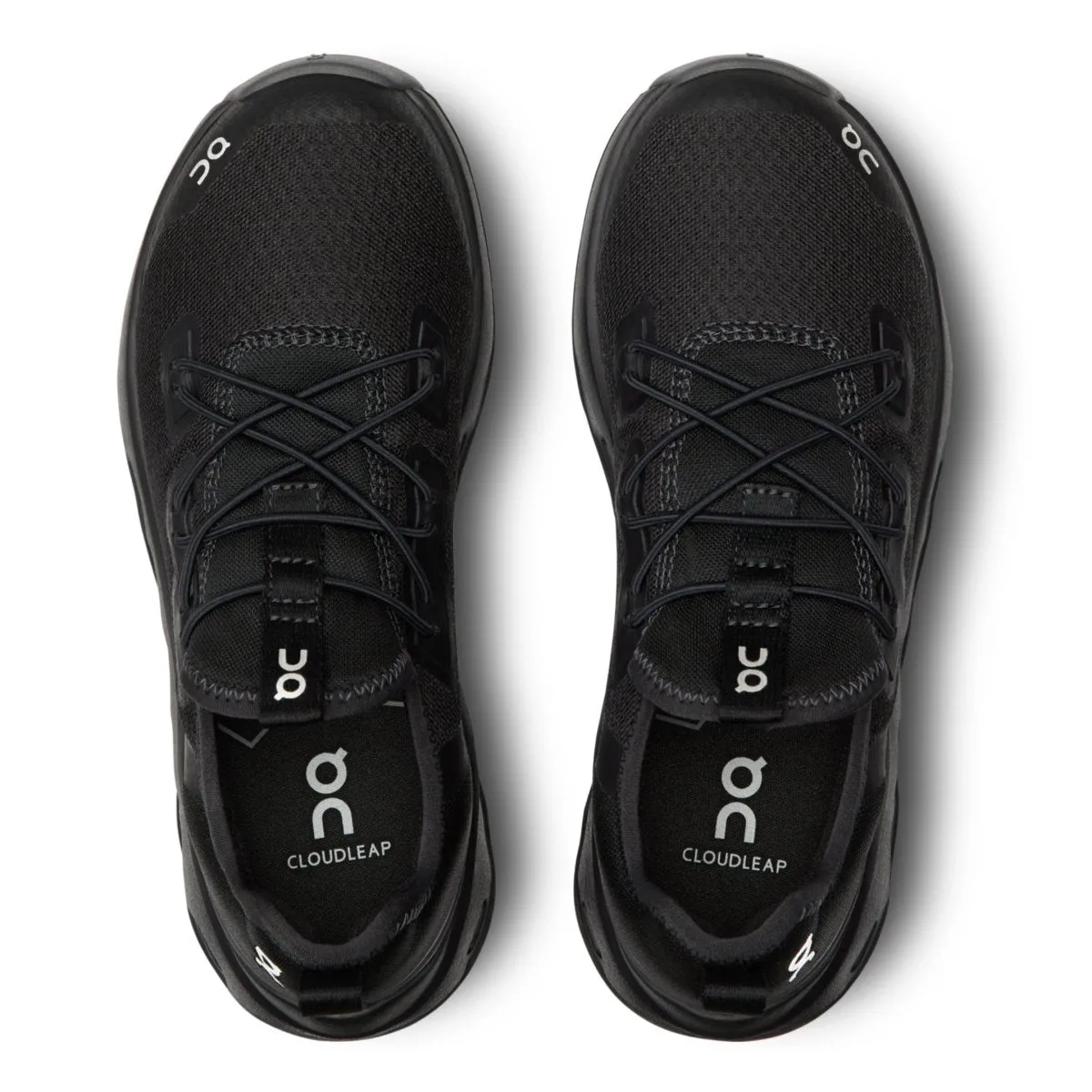 On Running Girl's (Preschool) Cloudleap Black/Eclipse