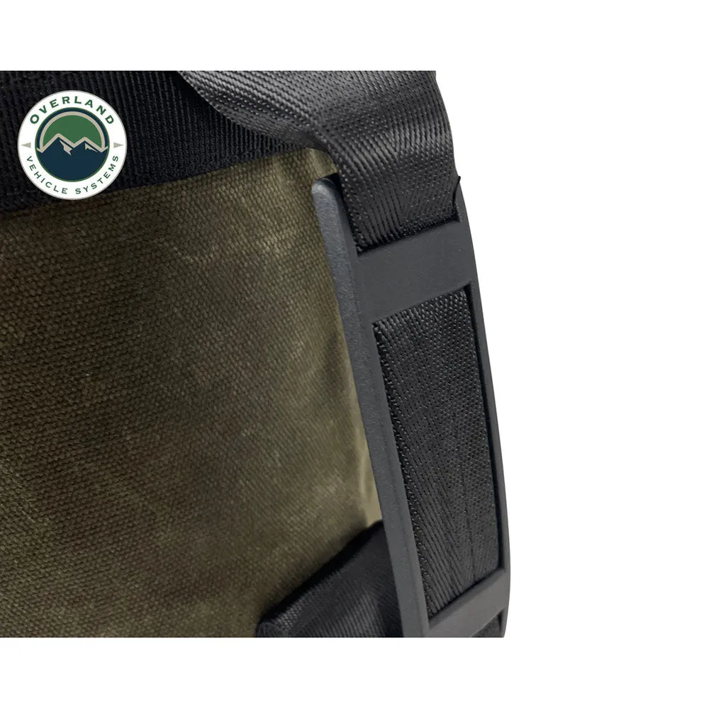 Overland Vehicle Systems - Propane Bag with Handle & Straps #16 Waxed Canvas