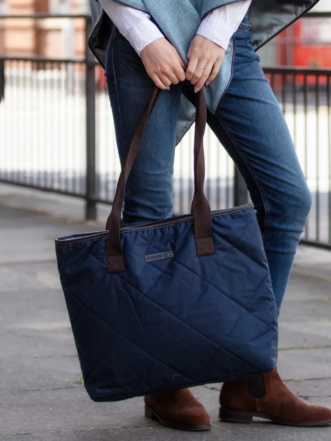 Oversized Tote Bag - Navy