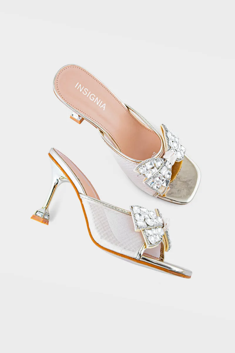 Party Wear Slip On IP0038-Golden