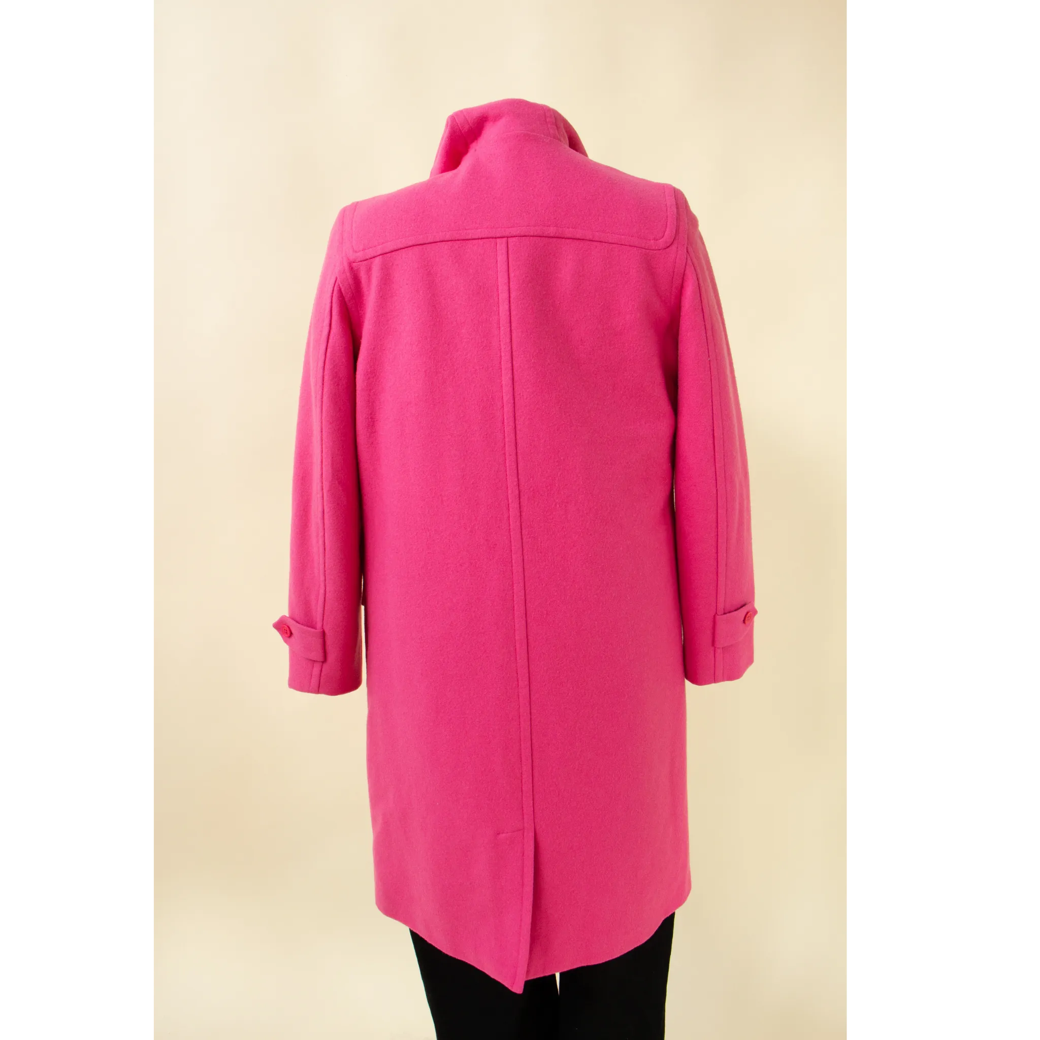 Pink Coat with Hood and Pockets
