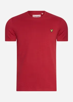 Plain t-shirt - tunnel red