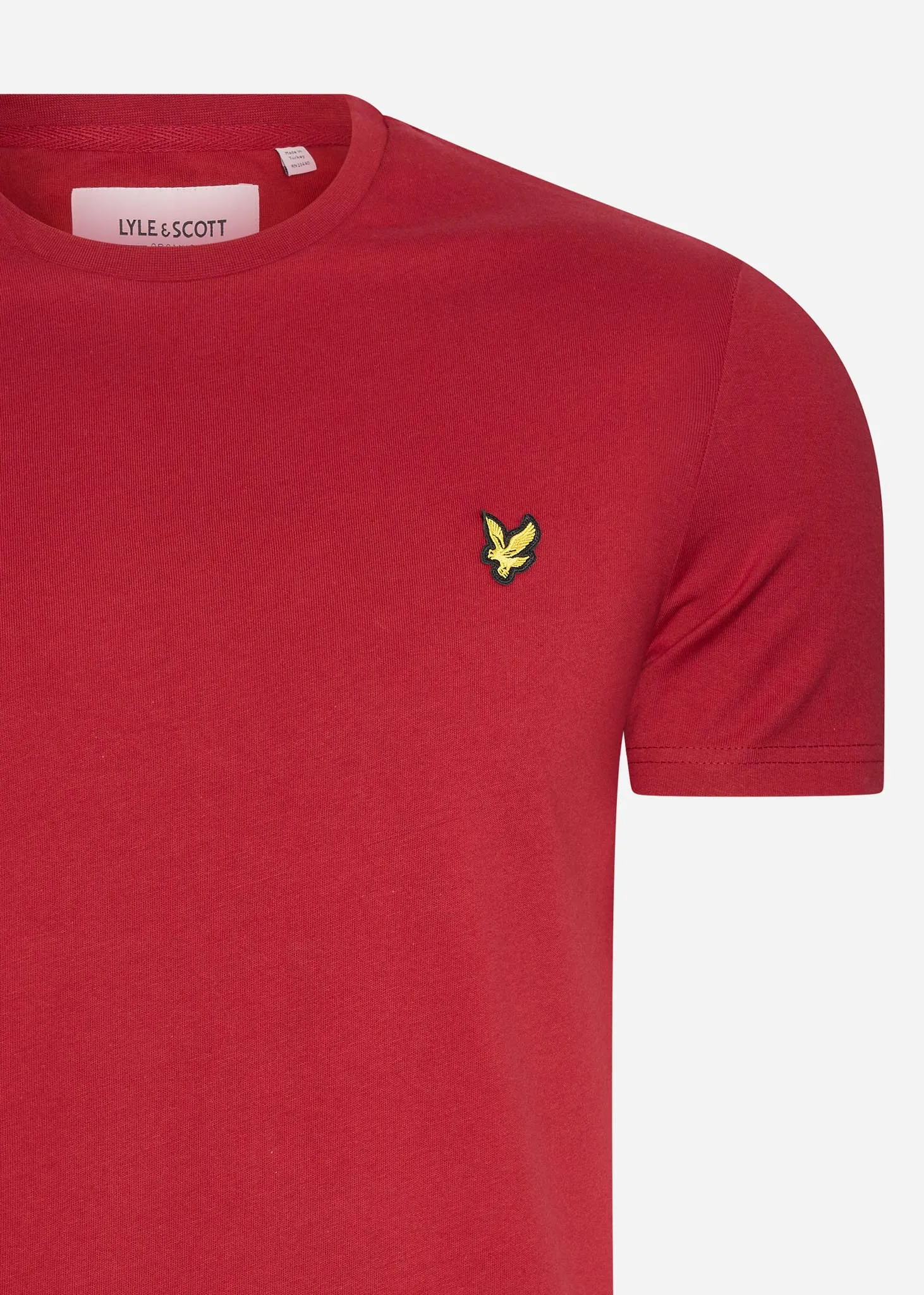 Plain t-shirt - tunnel red