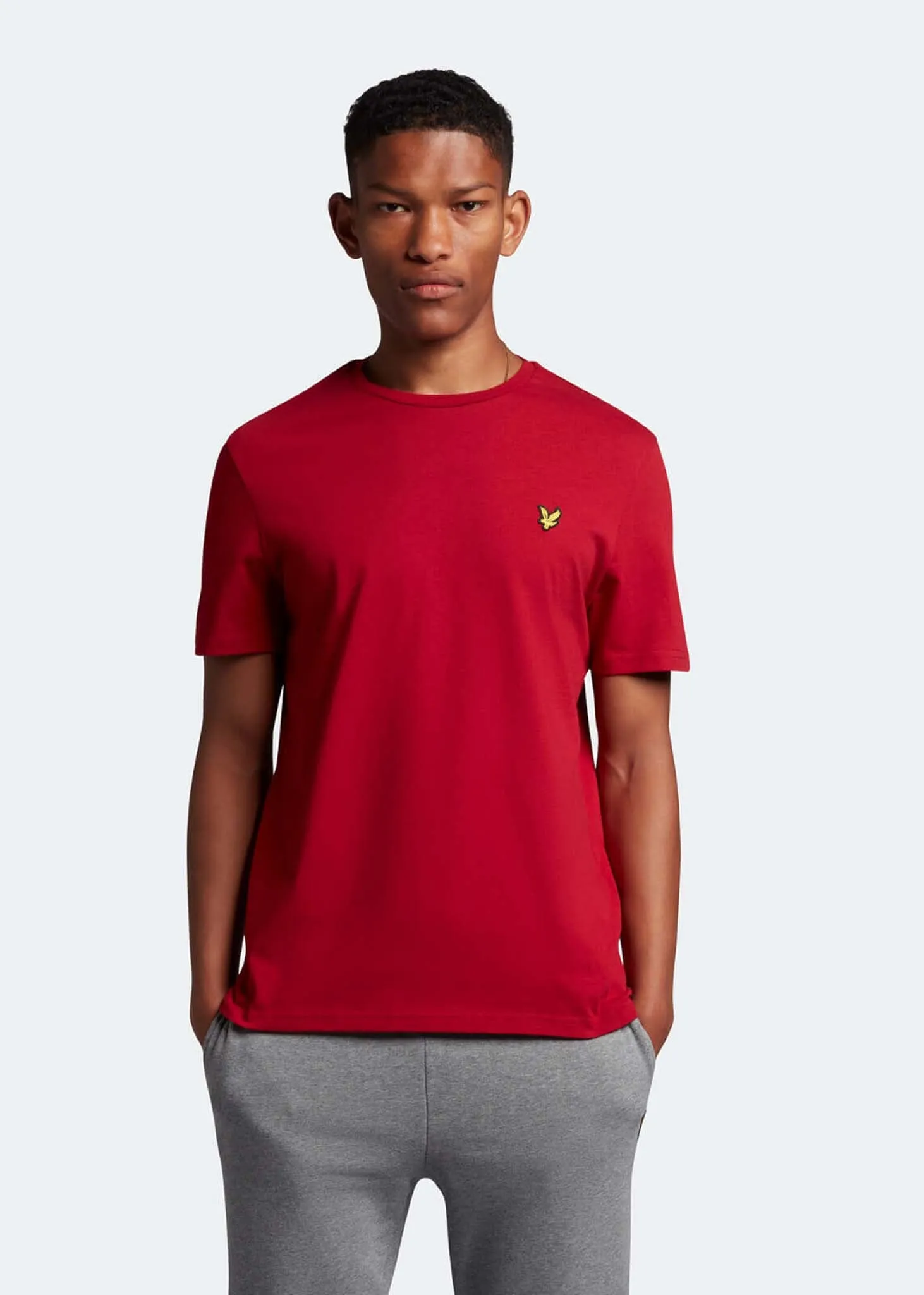 Plain t-shirt - tunnel red