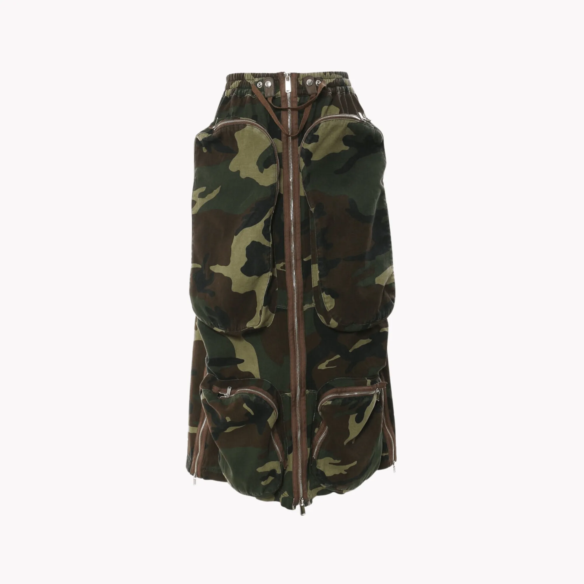 Pre Order:  Oversized Front Pockets Cargo Skirt - @itstashawna