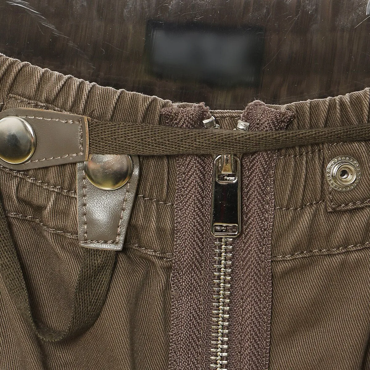 Pre Order:  Oversized Front Pockets Cargo Skirt - @mocha-leila03