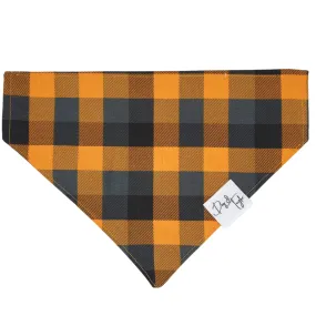 Pumkin Spice Plaid Bandana
