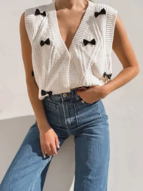 Put a Bow On It Knit Vest