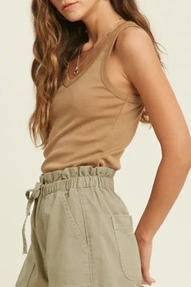 Ribbed Knit Tank Top