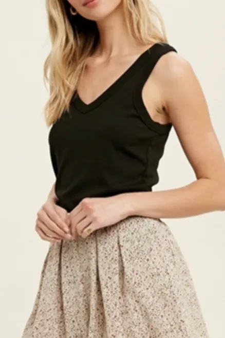 Ribbed Knit Tank Top