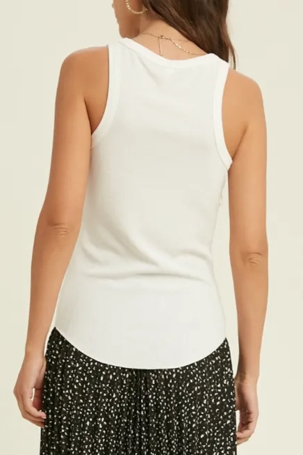 Ribbed Knit Tank Top