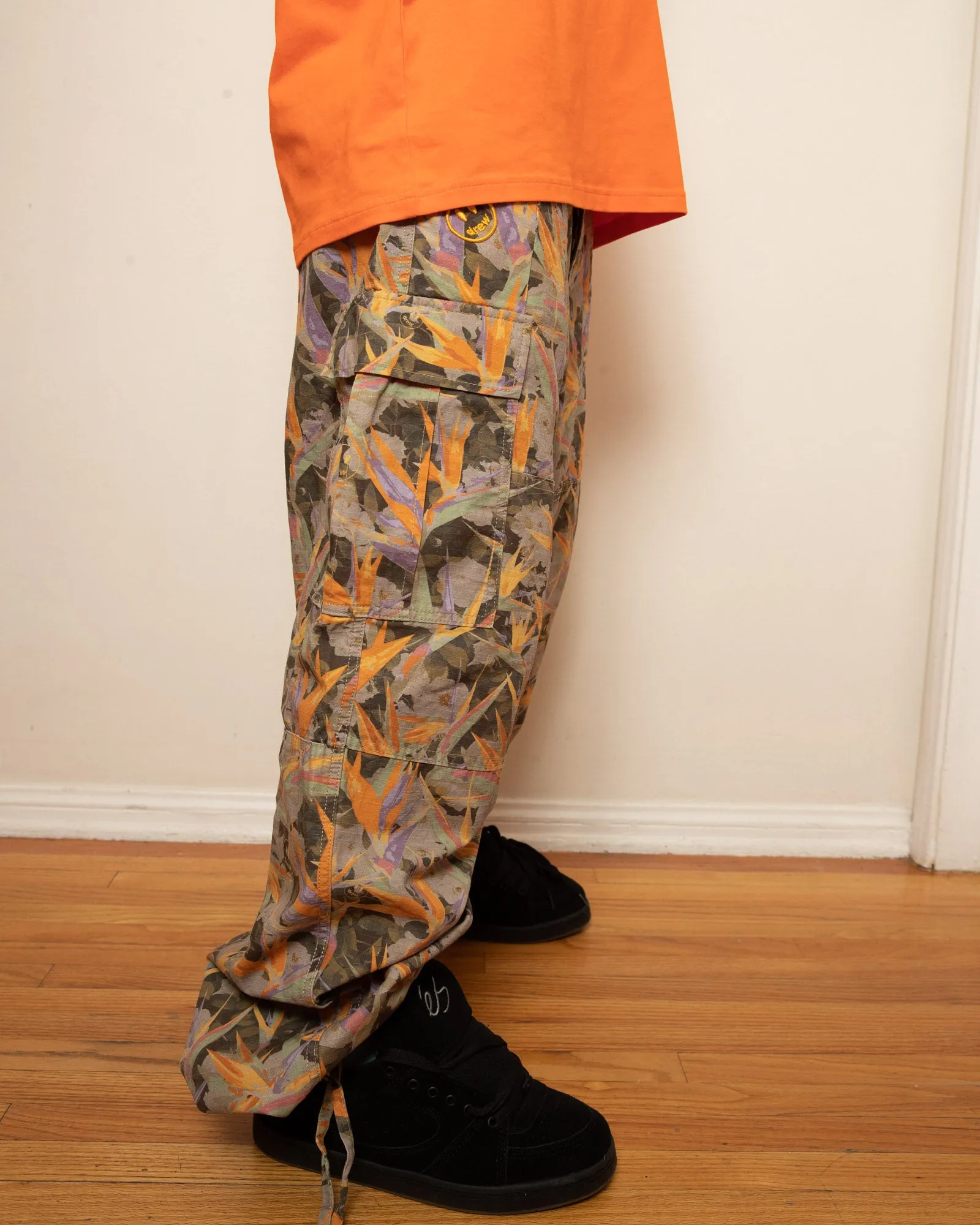 ripstop oversized cargo pant - drew camo
