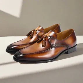 Ryan Tan Tassel Loafer