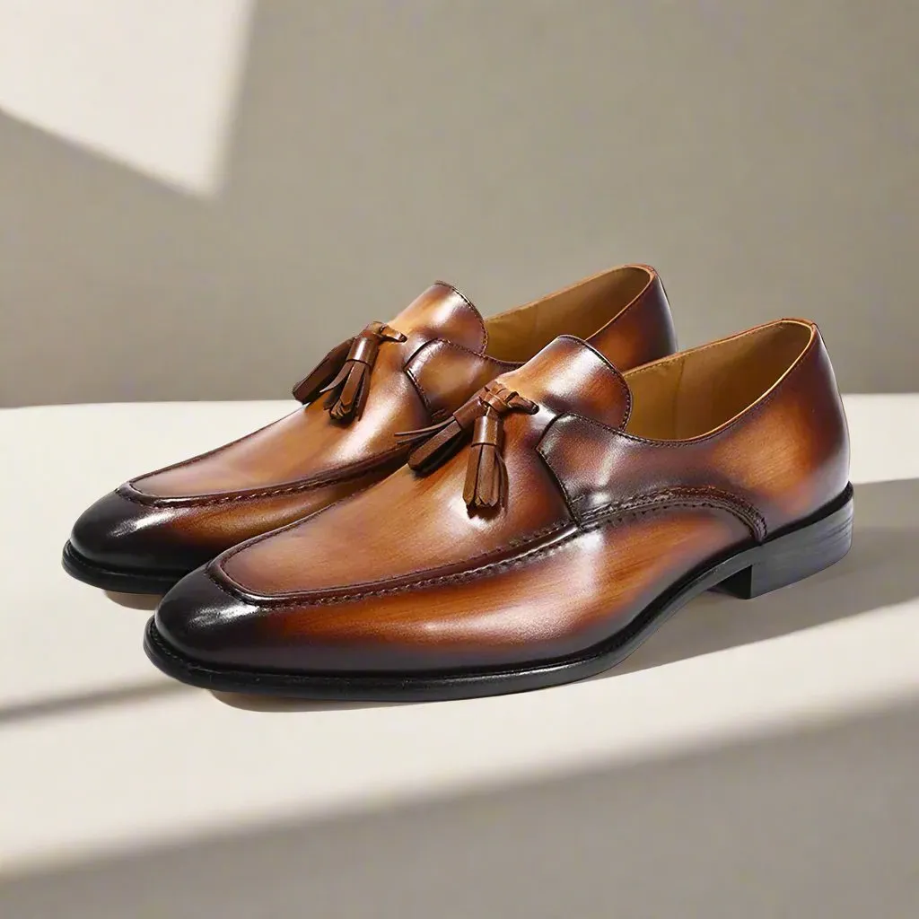 Ryan Tan Tassel Loafer