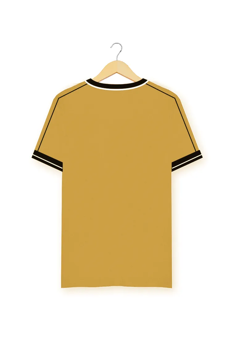 Ryusei Kaos Pria Yukako CMB Light Mustard