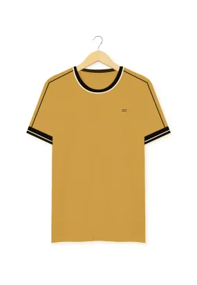 Ryusei Kaos Pria Yukako CMB Light Mustard