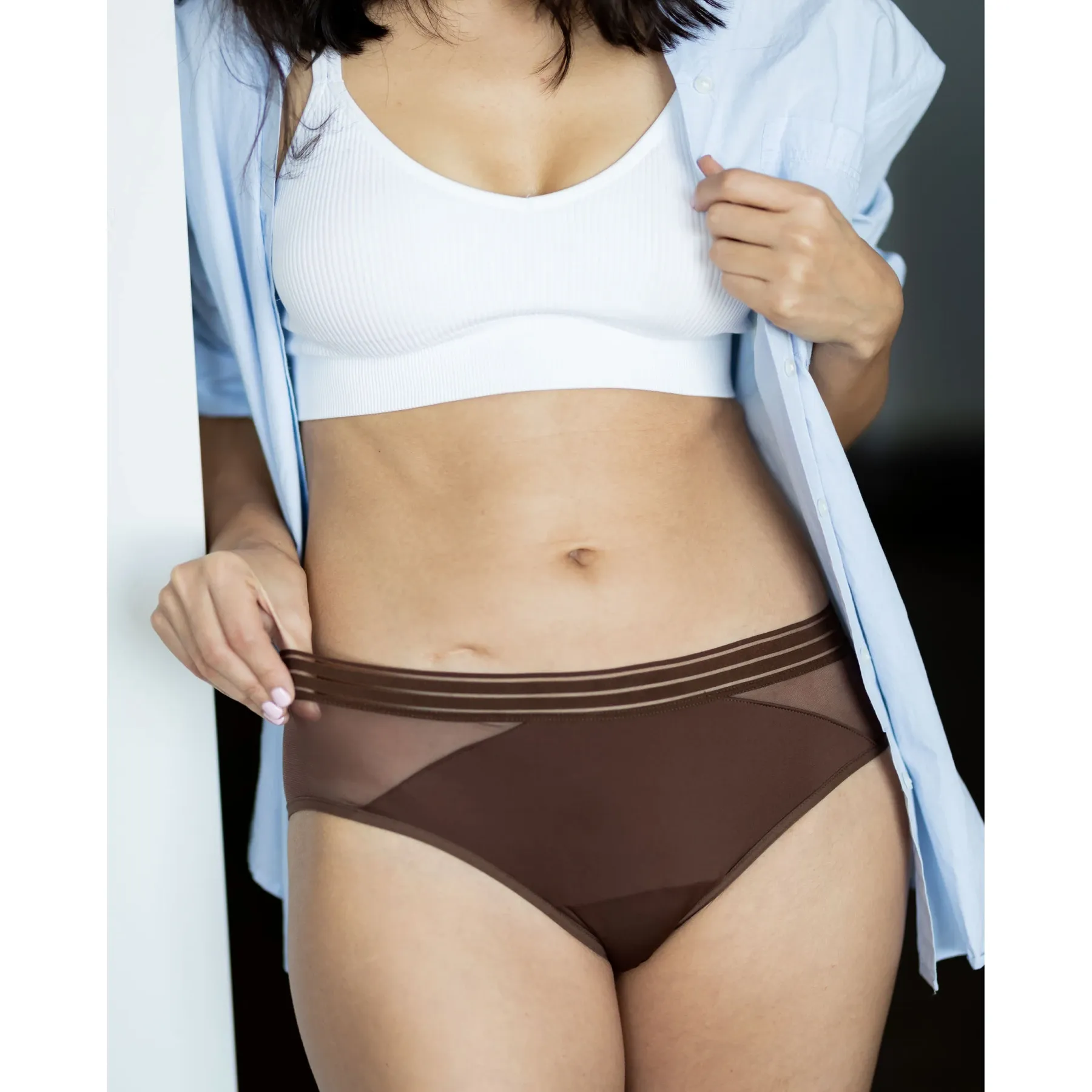 Saalt Hipster Period Underwear - Rich Earth
