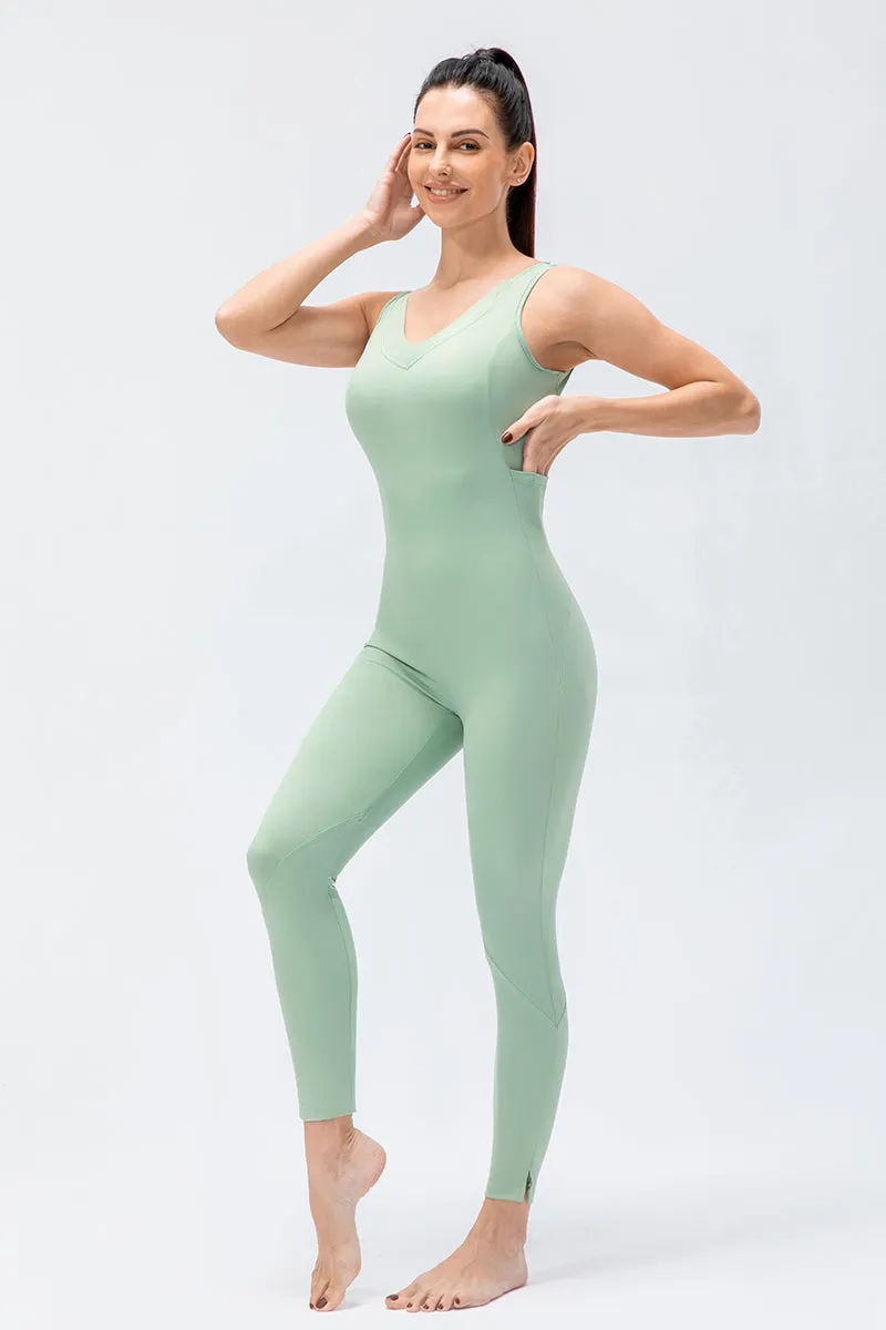 Sleeveless Bodycon Jumpsuit