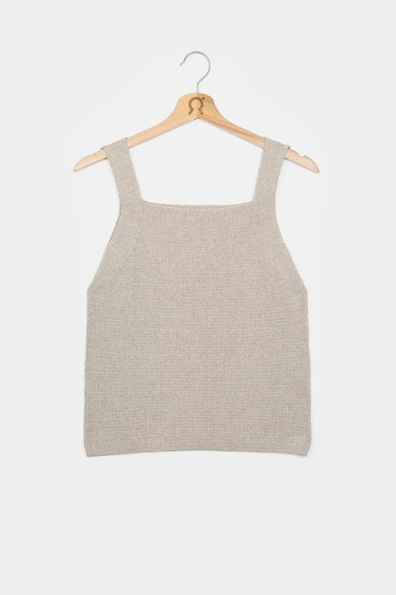 Sole Knitted Sleeveless Top