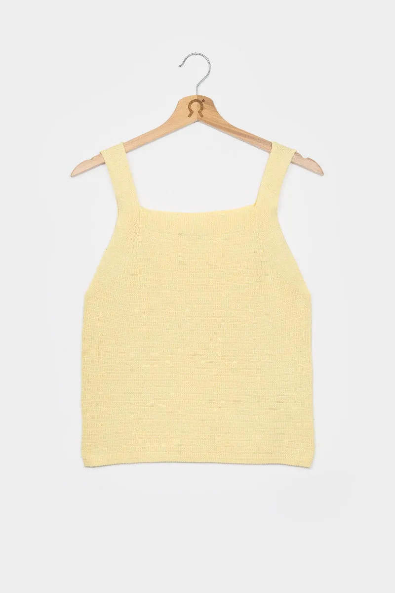 Sole Knitted Sleeveless Top