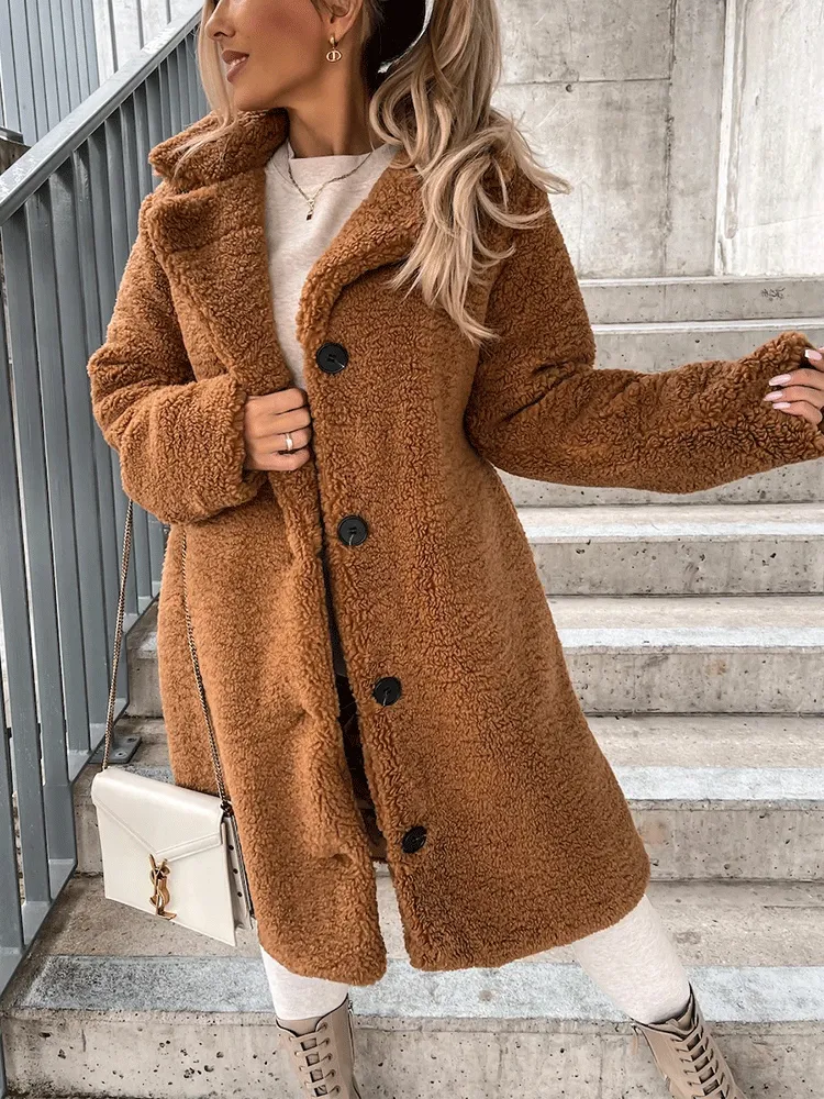 Solid Knitted Graceful Cardigan Vest