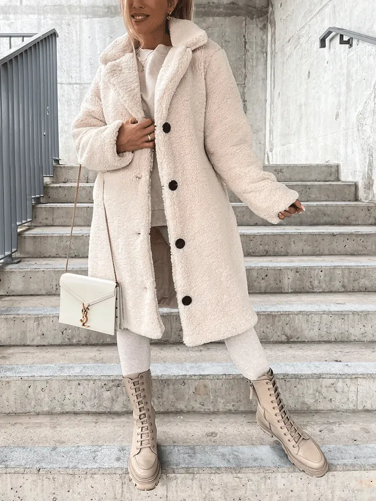 Solid Knitted Graceful Cardigan Vest