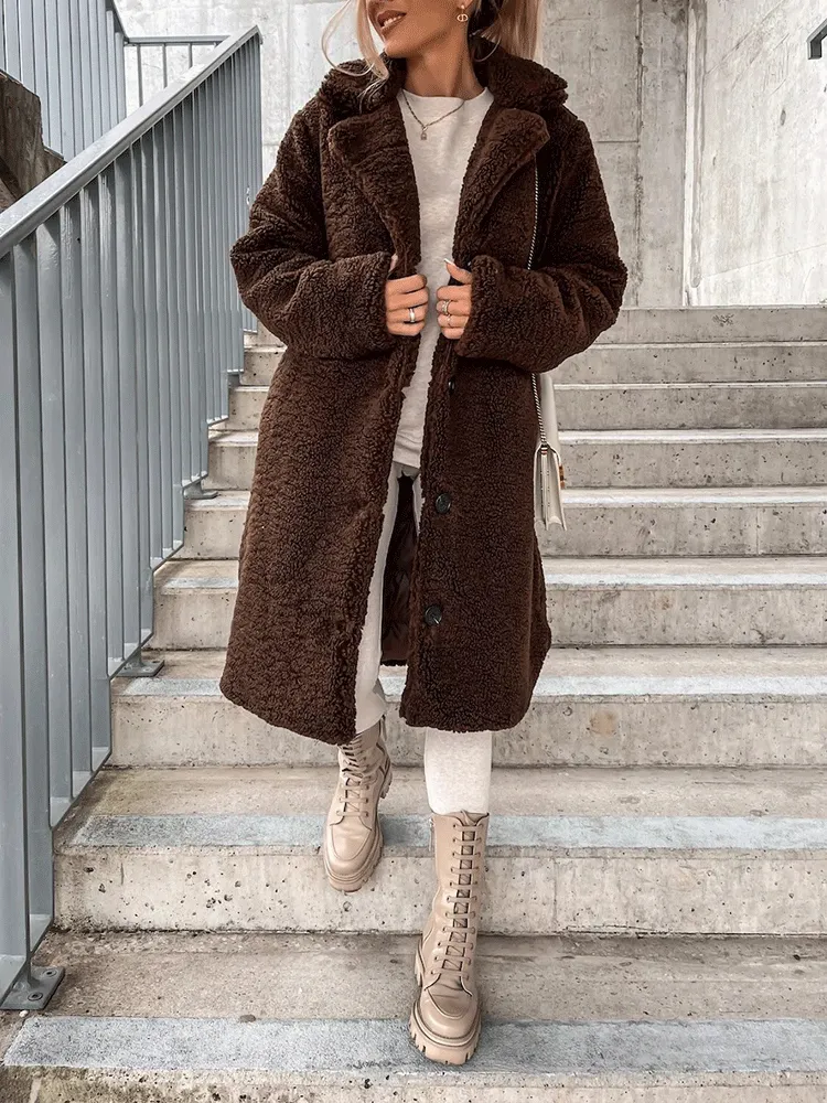Solid Knitted Graceful Cardigan Vest