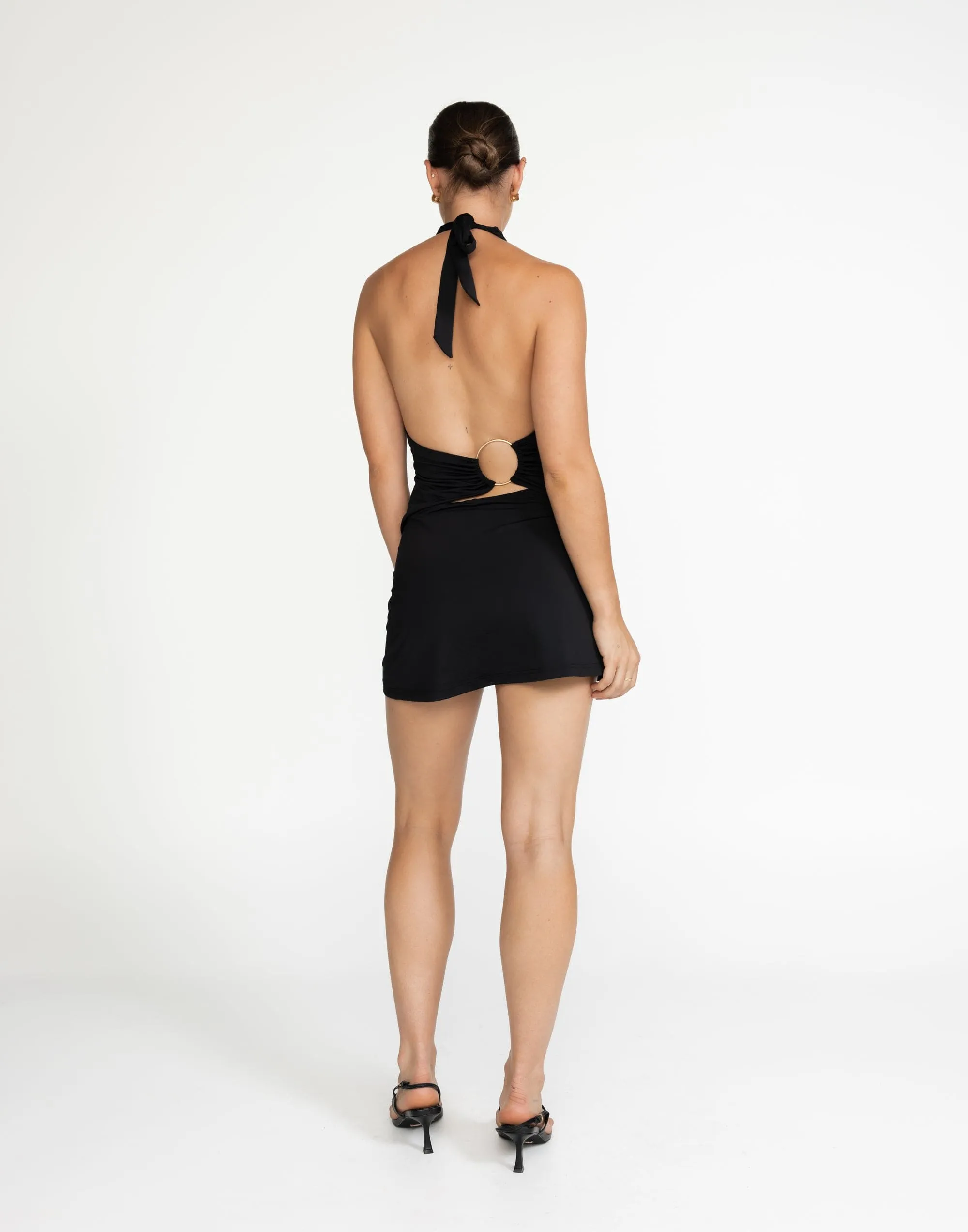 Speakeasy Mini Dress (Black)