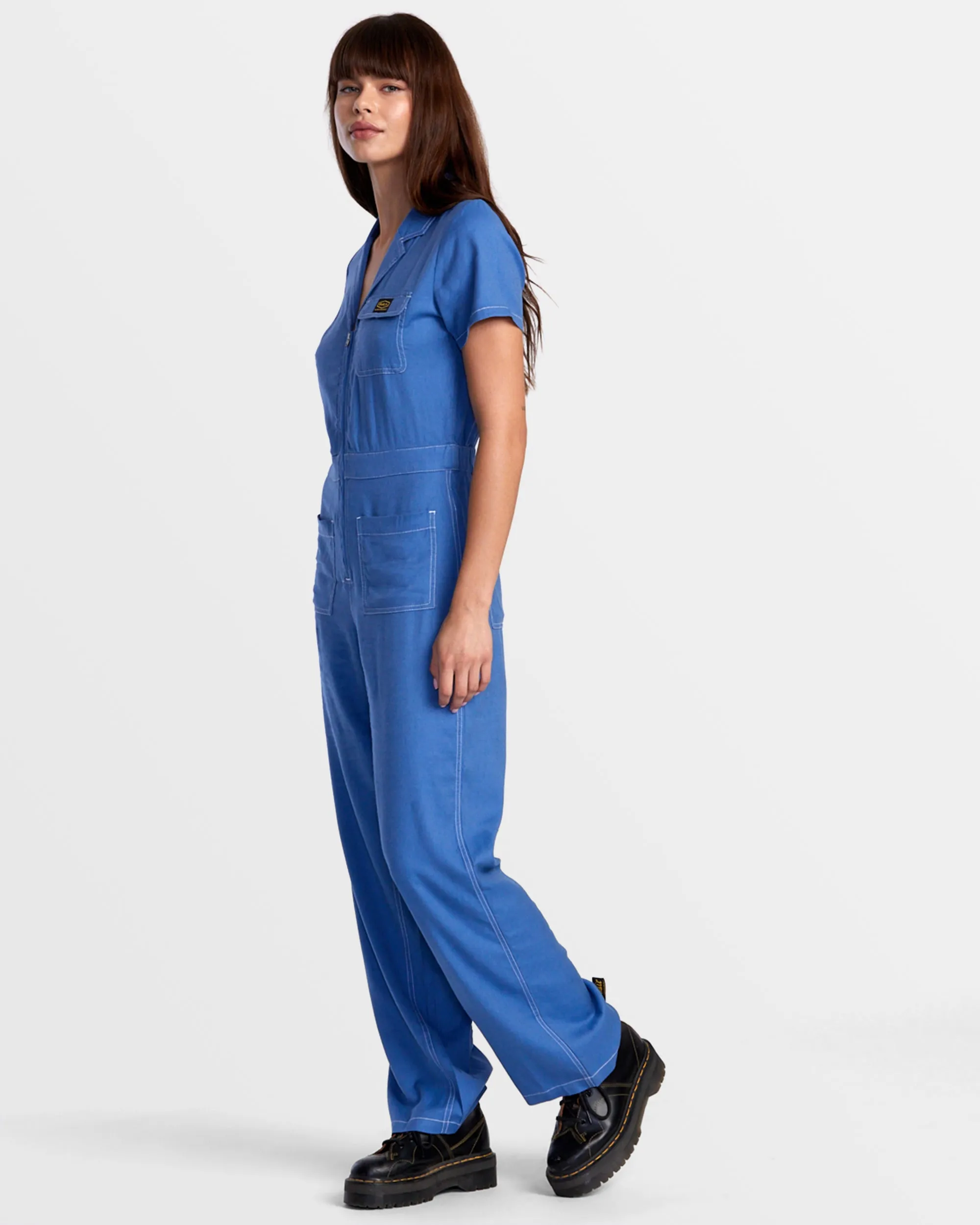 Spring Shift Workwear Jumpsuit - Federal Blue