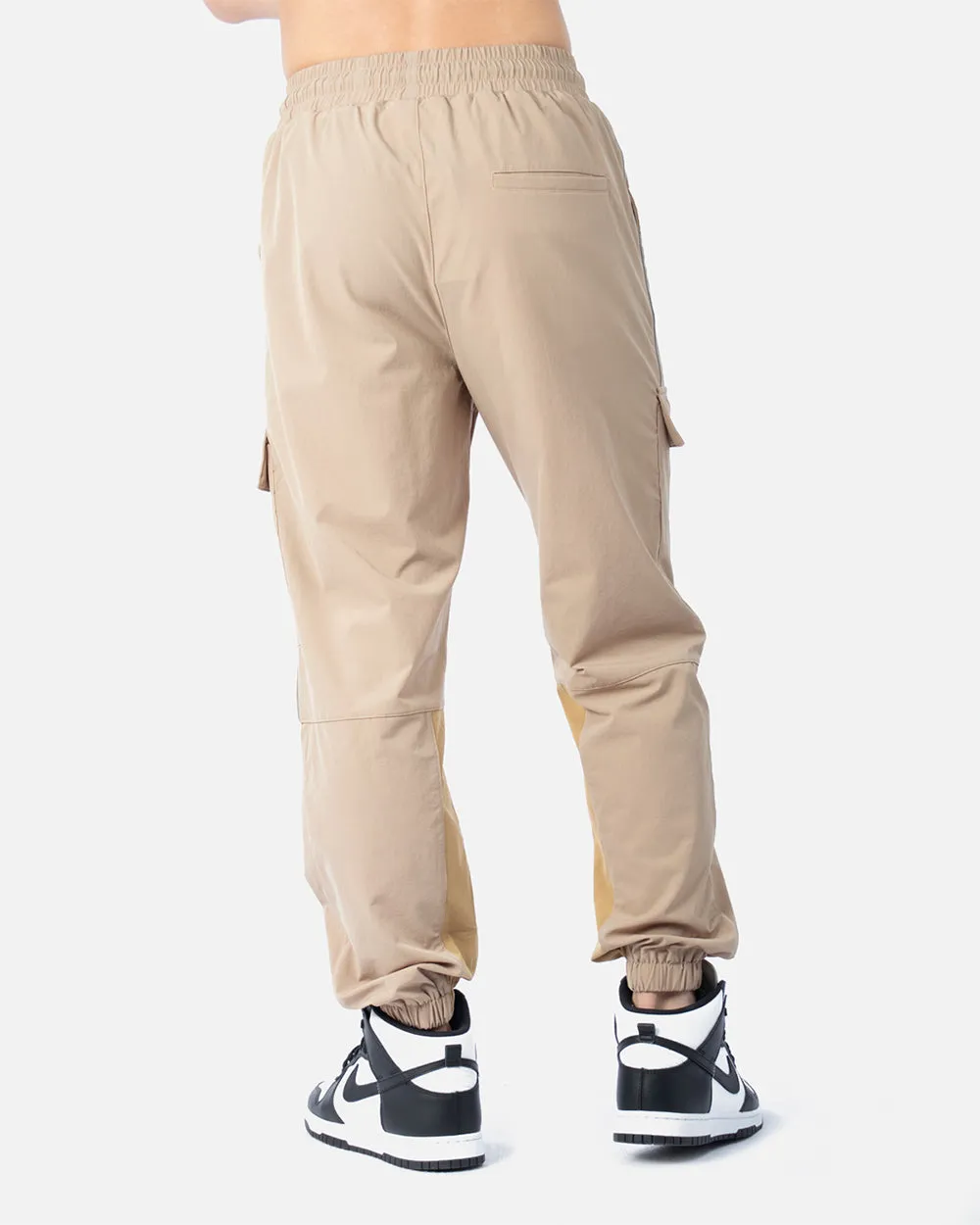 SSS SILVER VEINS NYLON CARGO PANTS SAND