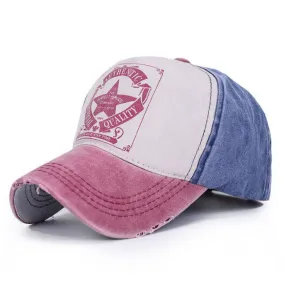 Star Patchwork Baseball Cap