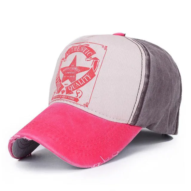 Star Patchwork Baseball Cap
