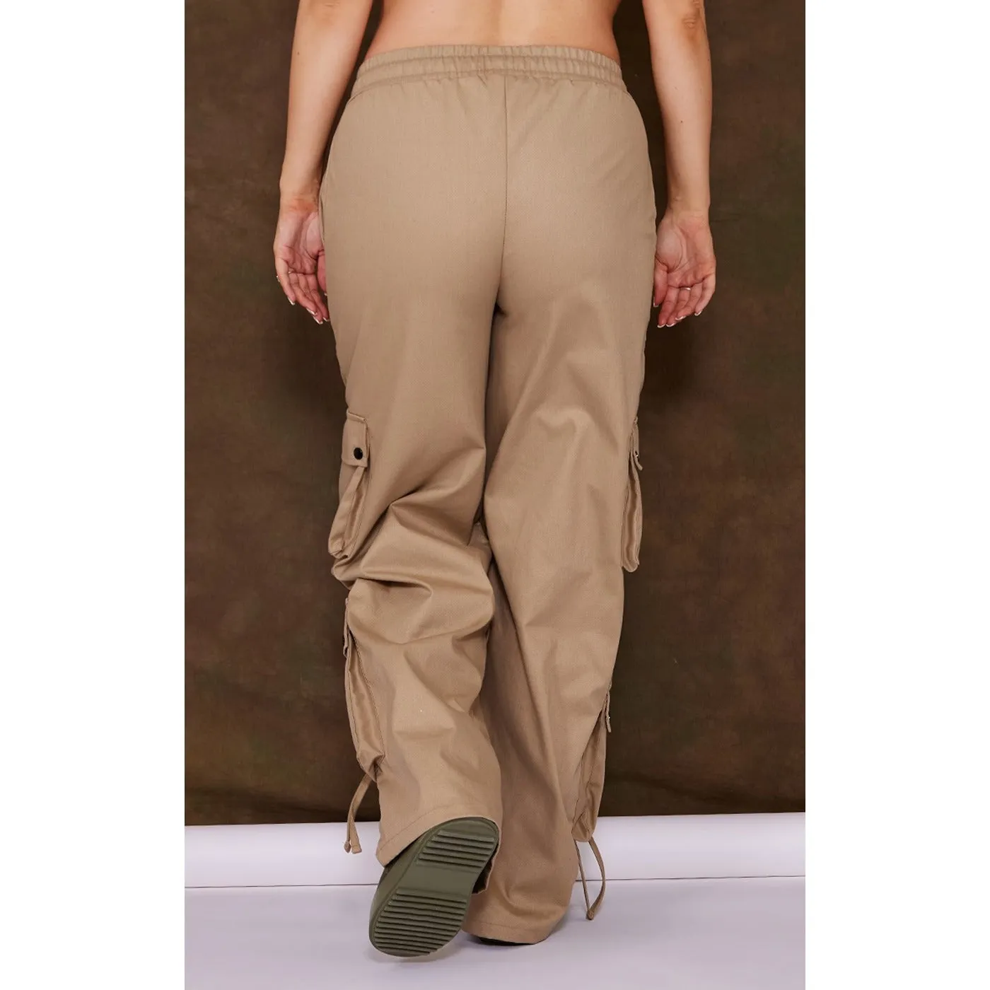 Stone Cargo Elasticated Trousers