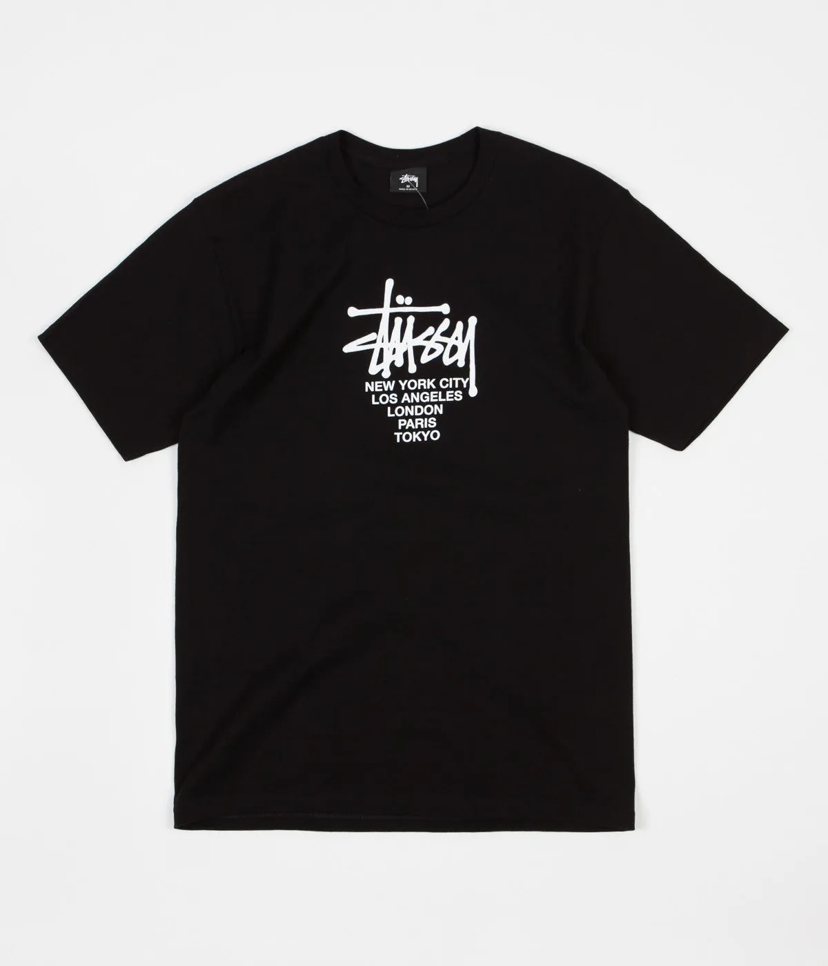 Stussy Big Cities T-Shirt - Black