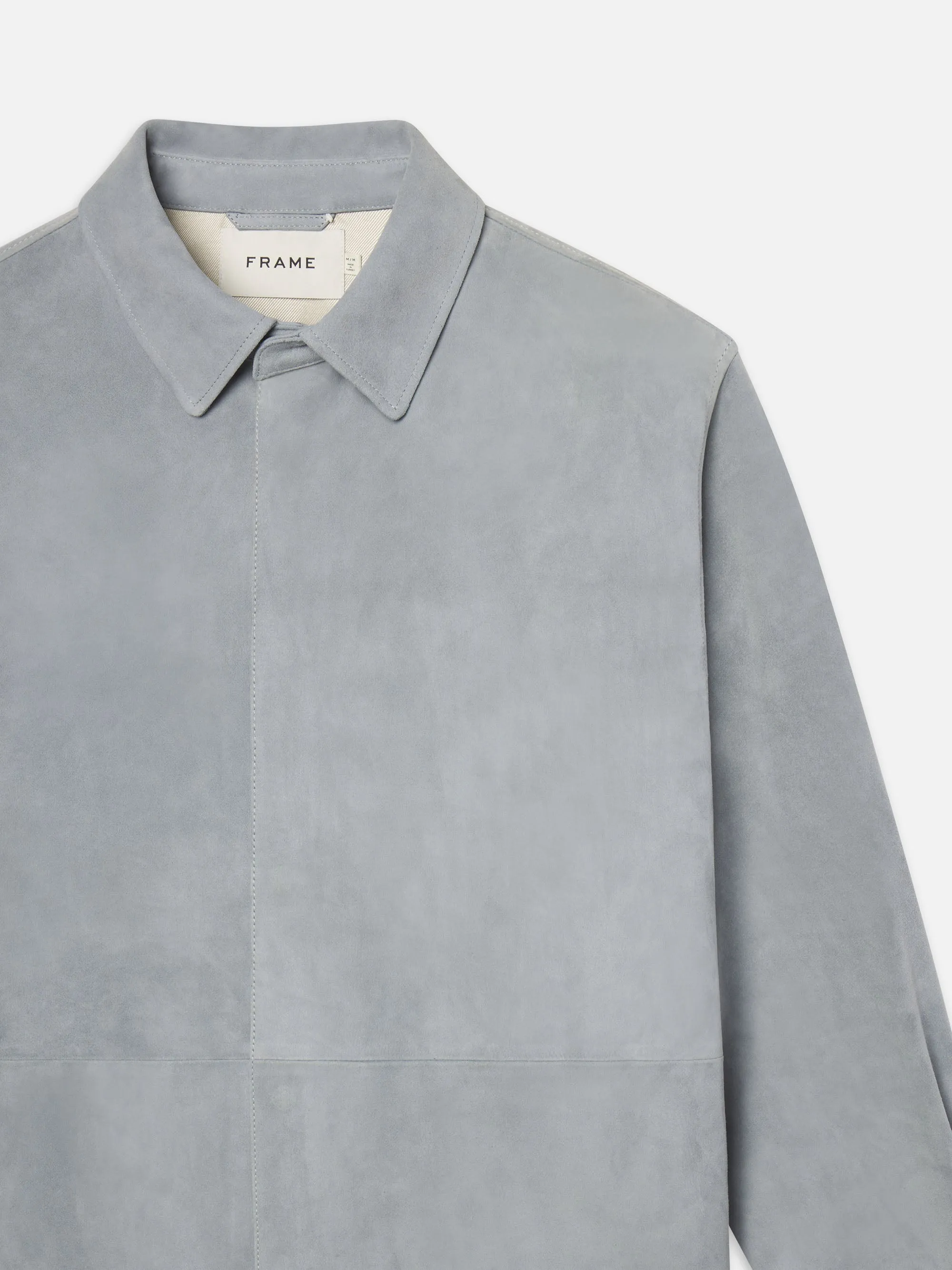 Suede Shirt -- Smoky Blue