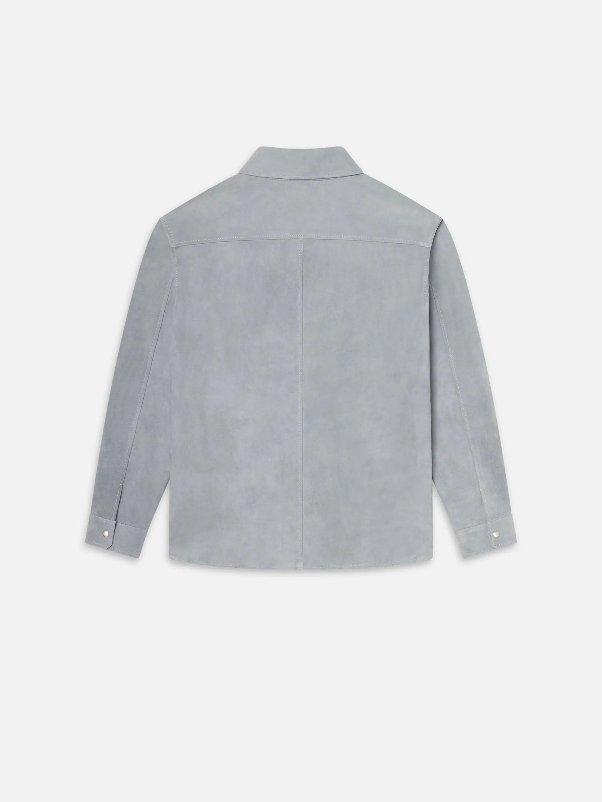 Suede Shirt -- Smoky Blue