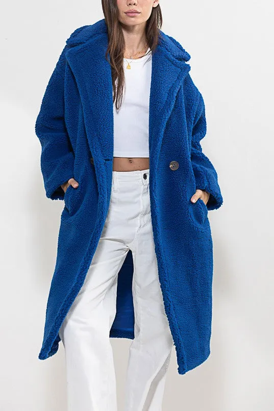 Teddy Fleece Long Coat