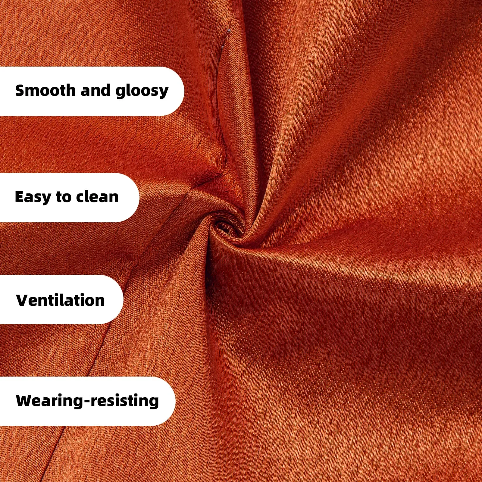 Ties2you Double Breasted Vest Burnt Orange Solid Mens Vest Tie Bowtie Set 5PC